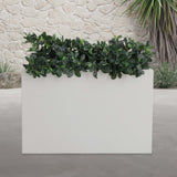 Sagebrook Home Transitional Ec Metal Planter Box - White 14102 White Iron