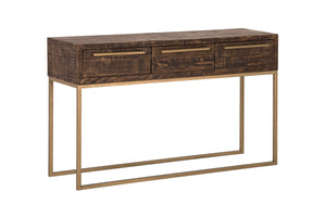 Alpine Furniture Monterey Hall Table MON-03 Smokey Taupe Reclaimed Pine & Plywood 50 x 14 x 30