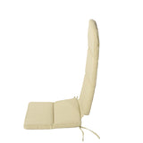 Malibu Outdoor Water-Resistant Adirondack Chair Cushions (Set of 2), Khaki