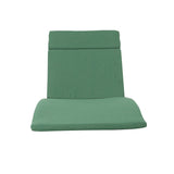 Salem Outdoor Chaise Lounge Cushion, Jungle Green Noble House