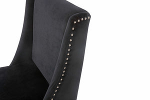 VIG Furniture Modrest Alexia Modern Black & Rosegold Dining Chair VGVCB8356-BLK
