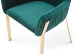 VIG Furniture Modrest Robin Modern Green Velvet & Gold Dining Chair VGVCB8366-GRNGLD