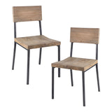 Tacoma Industrial Dining Chair (Set Of 2)