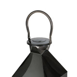 Kestrel Modern Stainless Steel Lantern Set, Black