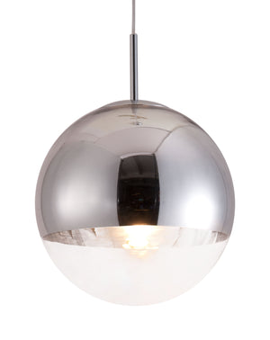 Zuo Modern Kinetic Steel, Glass Modern Commercial Grade Ceiling Lamp Chrome Steel, Glass