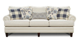 Fusion 2810 Traditional Sofa 2810 Catalina Linen Sofa