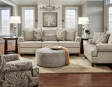 Fusion 2820-KP Traditional Sofa 2820-KP Carys Doe Sofa