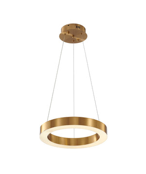 Bethel Gold LED Chandelier in Metal