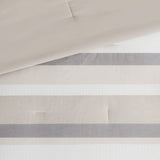 Madison Park Allegany Casual 75% Polyester 25% Cotton 5pcs Jacquard Comforter Set MP10-7878