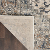 Nourison Concerto CNC05 Farmhouse Machine Made Power-loomed Indoor only Area Rug Ivory/Grey 8'10" x 11'10" 99446749895