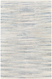 Bali BAL-2303 Cottage Jute, Cotton Rug BAL2303-576 Navy, Denim, Beige, Cream 70% Jute, 30% Cotton 5' x 7'6"