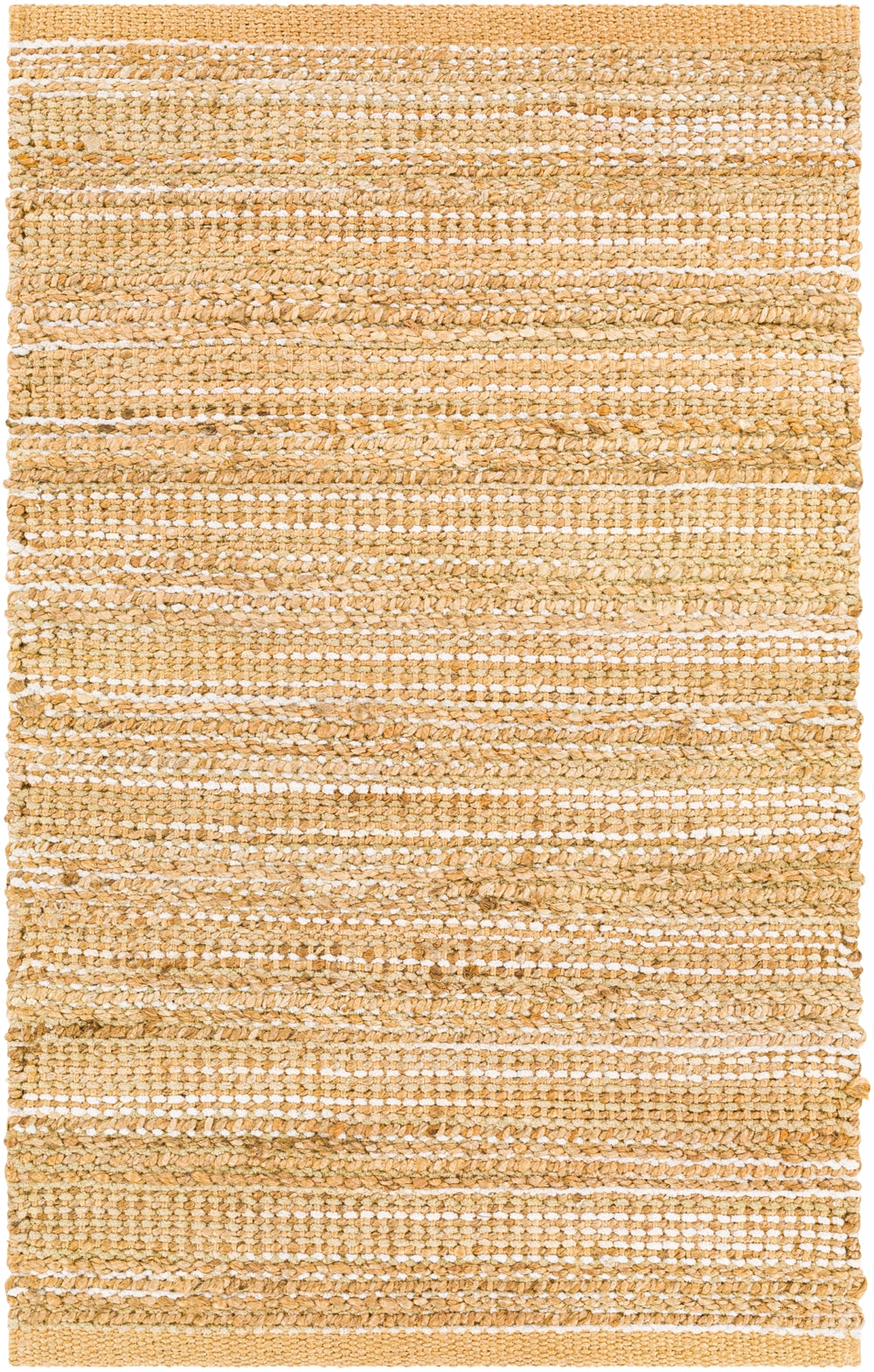 Bali BAL-2304 Cottage Jute, Cotton Rug BAL2304-81012 Camel, Beige, Cream 70% Jute, 30% Cotton 8'10" x 12'