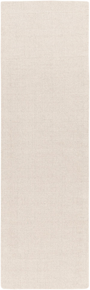 Bari BAR-2300 Modern Wool, Nylon Rug BAR2300-268 Ivory 70% Wool, 30% Nylon 2'6" x 8'