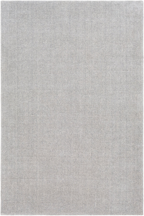 Bari BAR-2304 Modern Wool, Nylon Rug BAR2304-576 Medium Gray 70% Wool, 30% Nylon 5' x 7'6"
