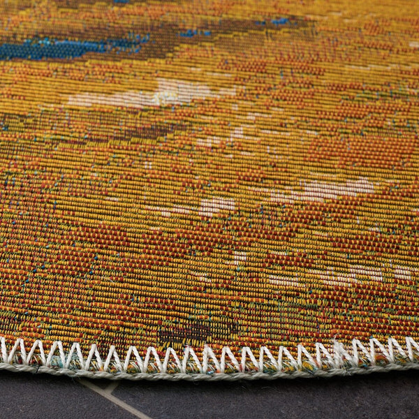 Safavieh Barbados 510 Power Loomed 76% Polypropylene/23% Polyester 1% Backing material Outdoor Rug BAR510M-8SQ