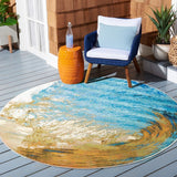 Safavieh Barbados 510 Power Loomed 76% Polypropylene/23% Polyester 1% Backing material Outdoor Rug BAR510M-8SQ