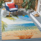 Safavieh Barbados 515 Power Loomed 76% Polypropylene/23% Polyester 1% Backing material Outdoor Rug BAR515A-3