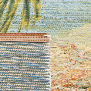 Safavieh Barbados 515 Power Loomed 76% Polypropylene/23% Polyester 1% Backing material Outdoor Rug BAR515A-3