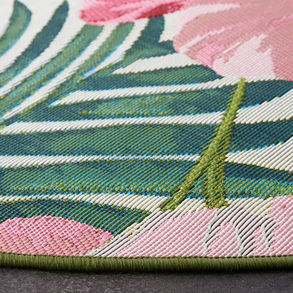 Safavieh Barbados 516 Power Loomed 76% Polypropylene/23% Polyester 1% Backing material Outdoor Rug BAR516X-9