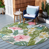 Safavieh Barbados 516 Power Loomed 76% Polypropylene/23% Polyester 1% Backing material Outdoor Rug BAR516X-9