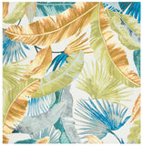 Barbados 500 Barbados 520 Outdoor Power Loomed 23% Polyester, 76% Polypropylene Rug Gold / Green