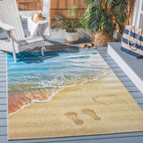 Safavieh Barbados 550 Power Loomed 76% Polypropylene/23% Polyester 1% Backing material Outdoor Rug BAR550A-9