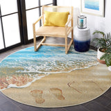 Safavieh Barbados 550 Power Loomed 76% Polypropylene/23% Polyester 1% Backing material Outdoor Rug BAR550A-9