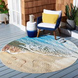 Safavieh Barbados 550 Power Loomed 76% Polypropylene/23% Polyester 1% Backing material Outdoor Rug BAR550A-9