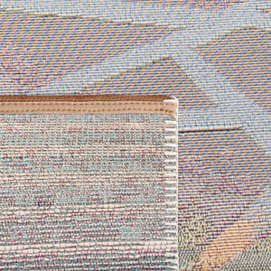 Barbados 500 Barbados 551 Outdoor Power Loomed 23% Polyester, 76% Polypropylene Rug Grey / Pink