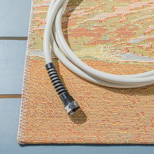 Barbados 500 Barbados 560 Outdoor Power Loomed 23% Polyester, 76% Polypropylene Rug Gold / Blue