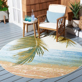 Safavieh Barbados 560 Power Loomed 76% Polypropylene/23% Polyester 1% Backing material Outdoor Rug BAR560A-8SQ