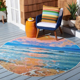 Safavieh Barbados 581 Power Loomed 76% Polypropylene/23% Polyester 1% Backing material Outdoor Rug BAR581C-3