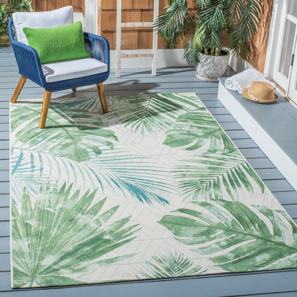 Safavieh Barbados 590 Power Loomed 76% Polypropylene/23% Polyester 1% Backing material Outdoor Rug BAR590X-9
