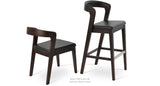 Barclay Stools Set: Barclay and One Counter and One Dining Black PPM