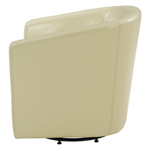 Hayden 360-Degree Swivel Tub Chair – Luxurious Bonded Leather, Sturdy Construction, Fully Assembled