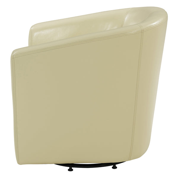 Hayden 360-Degree Swivel Tub Chair – Luxurious Bonded Leather, Sturdy Construction, Fully Assembled