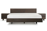 VIG Furniture Modrest Selma Modern Dark Aged Oak Bed VGEDSELMA-BED