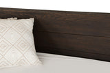 VIG Furniture Modrest Selma Modern Dark Aged Oak Bed VGEDSELMA-BED
