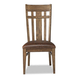 River Rustic Lattice Back Chair - Set of 2