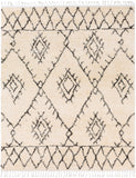 Berber Shag BBE-2305 Global Polypropylene Rug BBE2305-710103 Charcoal, Beige 100% Polypropylene 7'10" x 10'2"