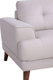 Porter Designs Anzio Top Quality Leather Transitional Sofa Cream 02-204C-01-7120