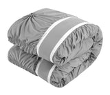 Ashville Grey King 16pc Comforter Set