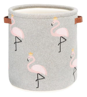 Flora Flamingo Basket