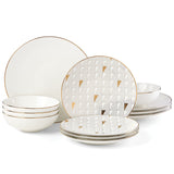 Trianna White™ 12-Piece Dinnerware Set