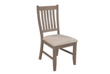 Alpine Furniture Arlo Set of 2 Side Chairs 4202-02 Natural Solid Pine 23.5 x 20 x 39.5