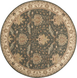Nourison India House IH75 Farmhouse Handmade Tufted Indoor only Area Rug Blue 8' x ROUND 99446391216