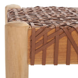 Safavieh Bandelier Leather Weave Bench BCH1000D