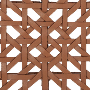 Safavieh Bandelier Leather Weave Bench BCH1000D