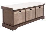 Safavieh Landers 3 Drawer/Cushion Storage Bench BCH5703C