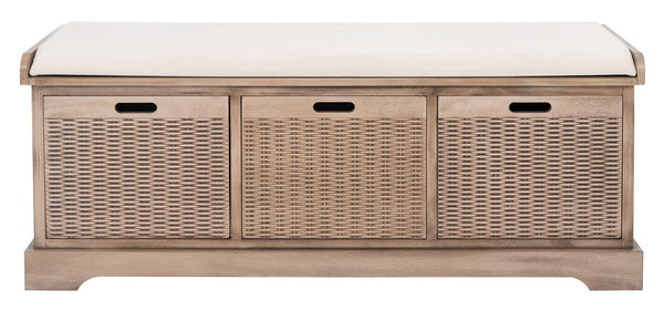 Safavieh Landers 3 Drawer/Cushion Storage Bench BCH5703D